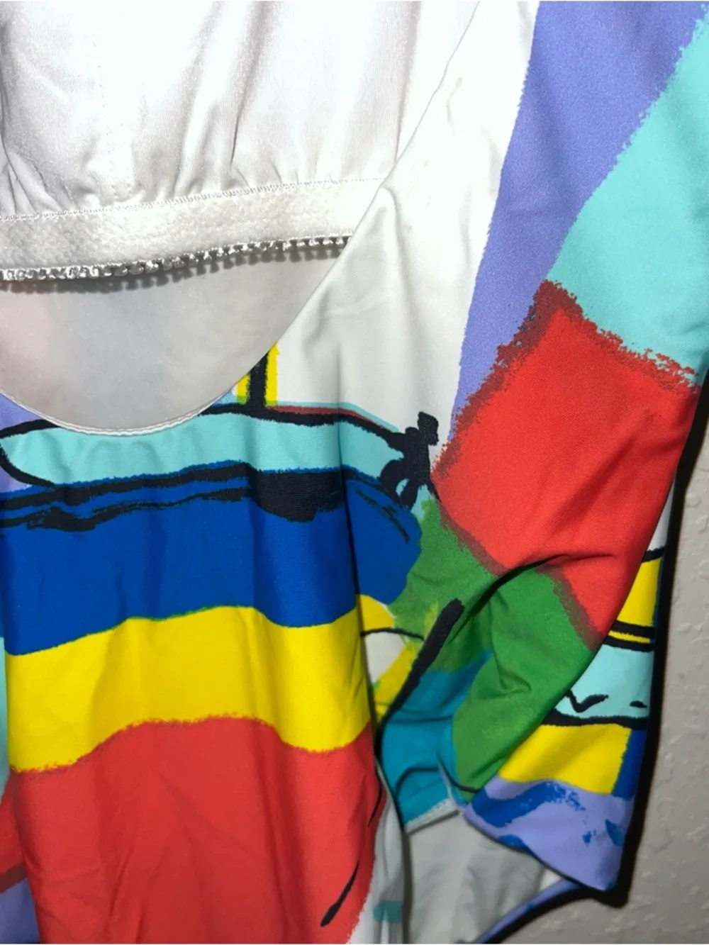 Polo Ralph Lauren BNWT Scenic Square Neck One-Piece Swimsuit Size Small. - Picture 7 of 11